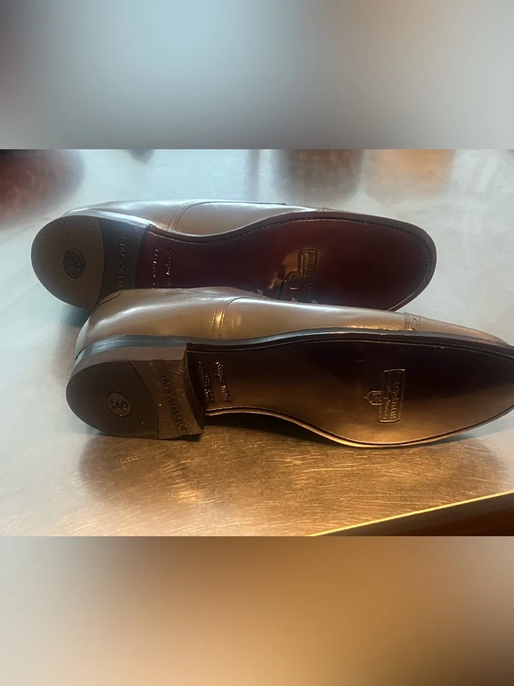 Stacy Adams Madison Cap-Toe Oxford Dress shoes Gray 12 EE wide